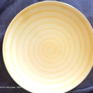 Swirl Beautiful Hand Painted Plate .10 inches and a quarter